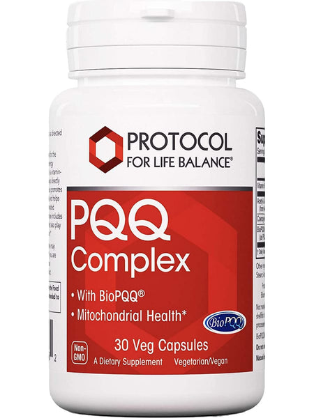 Protocol For Life Balance, PQQ Complex, 30 Veg Capsules