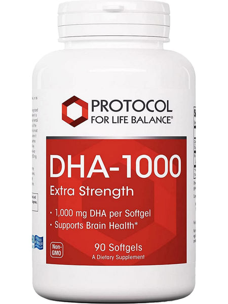Protocol For Life Balance, DHA-1000, Extra Strength, 90 Softgels