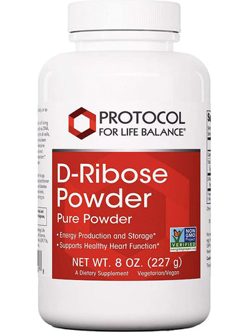 Protocol For Life Balance, D-Ribose Powder, 8 oz (227 g)