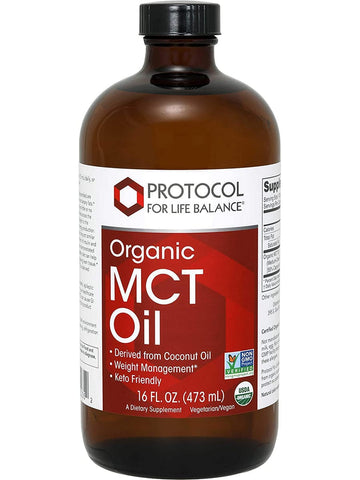 Protocol For Life Balance, Organic MCT Oil, 16 fl oz (473 mL)
