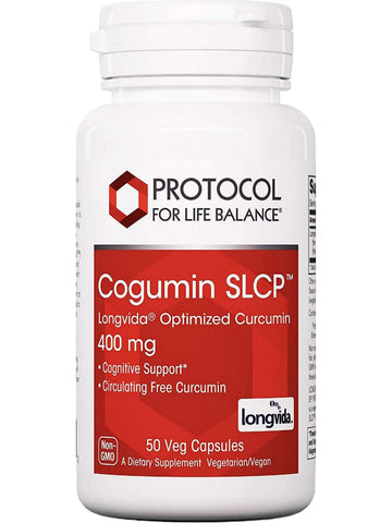 Protocol For Life Balance, Cogumin SLCP, 400 mg, 50 Veg Capsules