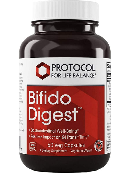 Protocol For Life Balance, Bifido Digest, 60 Veg Capsules