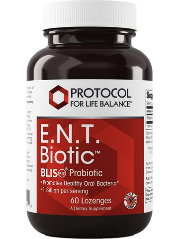 Protocol For Life Balance, E.N.T. Biotic, 60 Lozenges