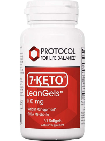 Protocol For Life Balance, 7-KETO, LeanGels, 100 mg, 60 Softgels