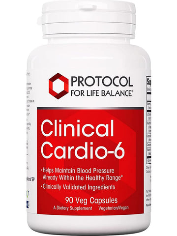Protocol For Life Balance, Clinical Cardio-6, 90 Veg Capsules
