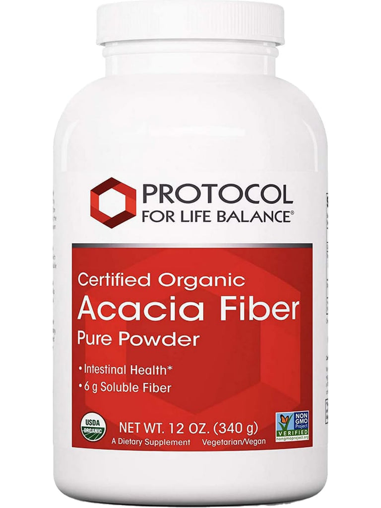 Protocol For Life Balance, Acacia Fiber, Pure Powder, 12 oz (340 g)