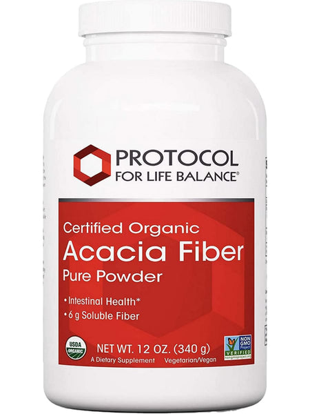 Protocol For Life Balance, Acacia Fiber, Pure Powder, 12 oz (340 g)