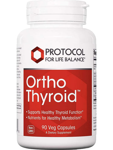 Protocol For Life Balance, Ortho Thyroid, 90 Veg Capsules