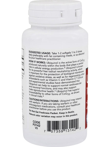 Protocol For Life Balance, Ubiquinol, 100 mg, 60 Softgels