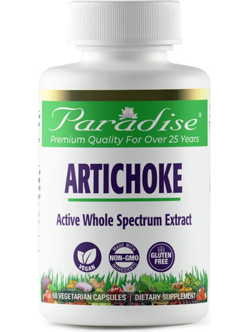 Paradise Herbs, Artichoke, 60 vegetarian capsules