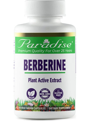 Paradise Herbs, Berberine, 60 vegetarian capsules