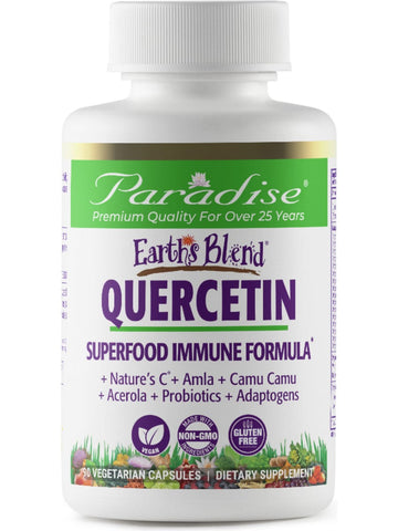 Paradise Herbs, Earths Blend, Quercetin, 90 vegetarian capsules