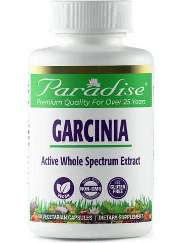 Paradise Herbs, Garcinia, 60 vegetarian capsules