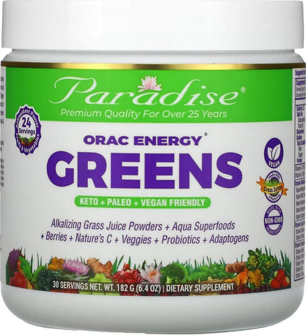 Paradise Herbs, ORAC Energy Greens, 182g (6.4 oz), 30 serving