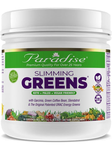 Paradise Herbs, Slimming Greens, 120 vegetarian capsules