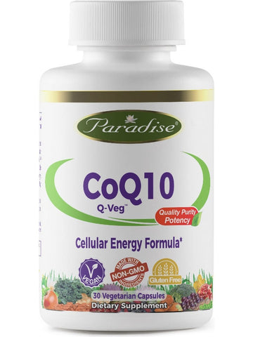 Paradise Herbs, CoQ10, 30 vegetarian capsules