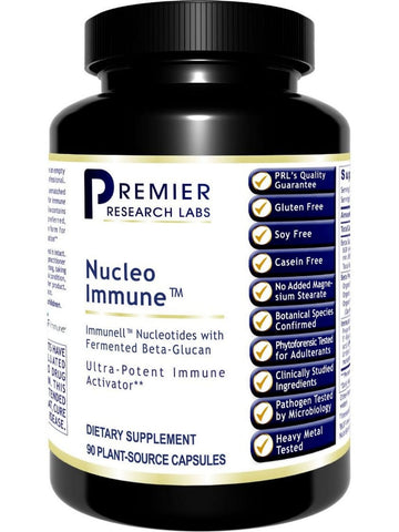 Premier Research Labs, Nucleo Immune, 90 Plant-Source Capsules
