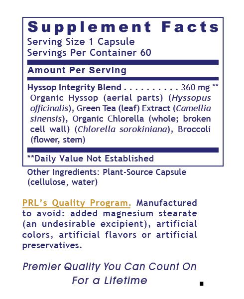 Premier Research Labs, Hyssinol, 60 Plant-Source Capsules