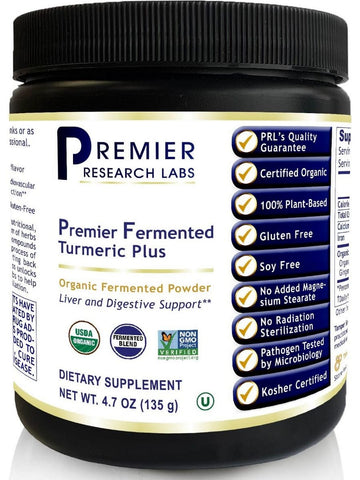 Premier Research Labs, Premier Fermented Turmeric Plus, 4.7 oz