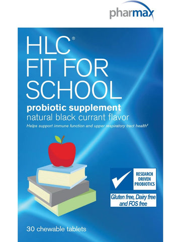 Pharmax, HLC Fit for School, 30 Chewable Tablets