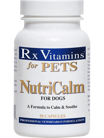Rx Vitamins for Pets, NutriCalm for Dogs, 50 Capsules