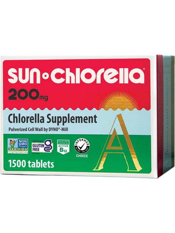 Sun Chlorella, Sun Chlorella, 200mg, 1500 Tablets (3-month supply)