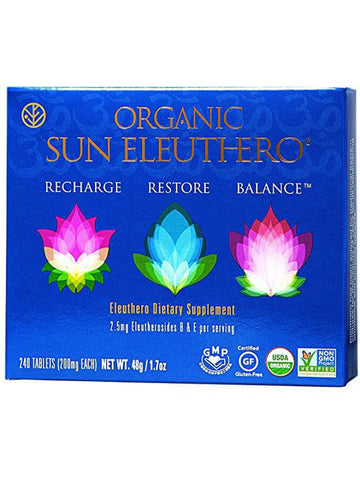 Sun Chlorella, Organic Sun Eleuthero, 200mg, 240 Tablets (20-day supply)