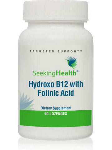 Seeking Health, Hydroxo B12 with Folinic Acid, 60 lozenges