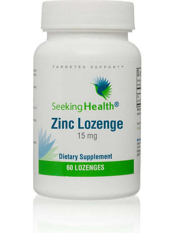 Seeking Health, Zinc Lozenge 15 mg, 60 lozenges