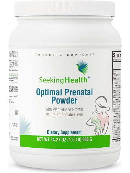 Seeking Health, Optimal Prenatal Powder, Natural Chocolate Flavor, 24.27 oz