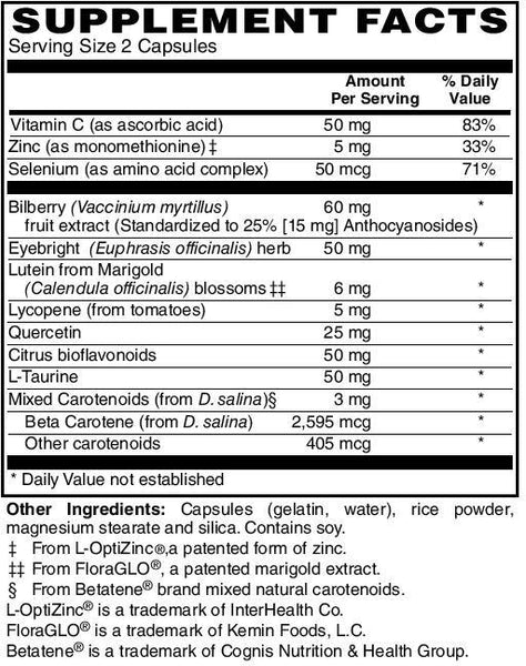 Smart Herbs, Vision Support, 60 caps