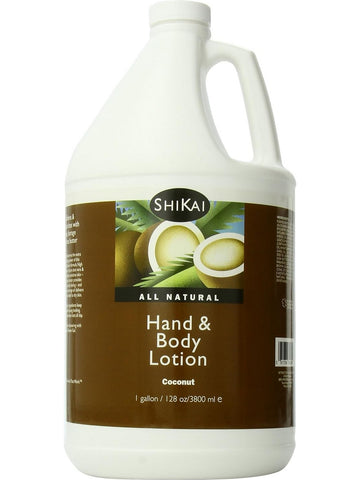 ShiKai, All Natural Hand and Body Lotion, Coconut, 1 gallon