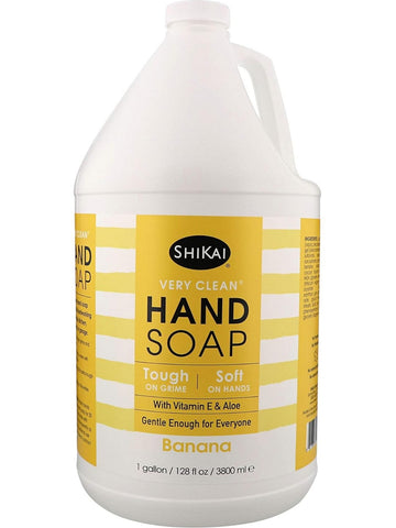 ShiKai, Very Clean Hand Soap, Banana, 1 gallon