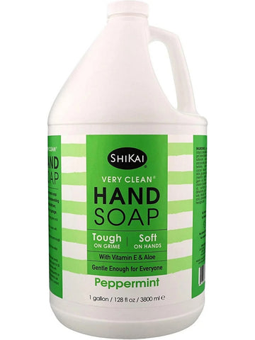 ShiKai, Very Clean Hand Soap, Peppermint, 1 gallon