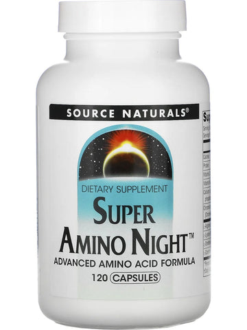 Source Naturals, Super Amino Night™ Advanced Amino Acid Formula, 120 capsules