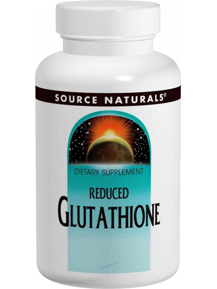Source Naturals, Glutathione Reduced, 50mg, 60 ct