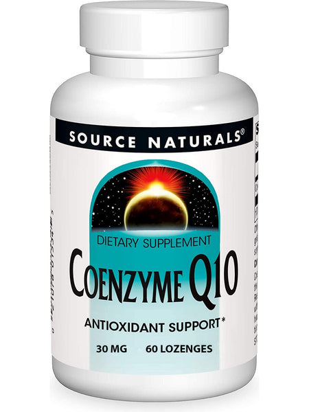 Source Naturals, Coenzyme Q10, 30 mg, 60 Lozenges