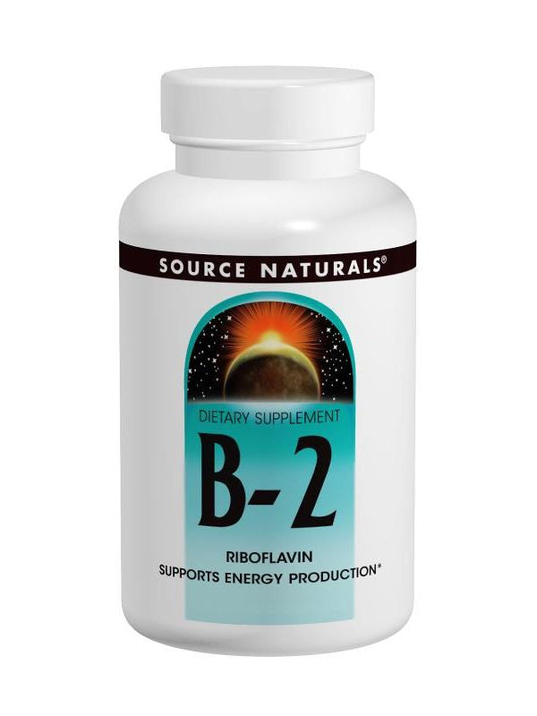 Source Naturals, Vitamin B-2 Riboflavin, 100mg, 100 ct