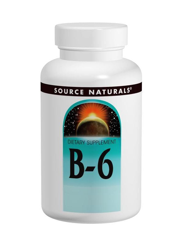 Source Naturals, Vitamin B-6 Pyridoxine, 500mg Timed Release, 50 ct