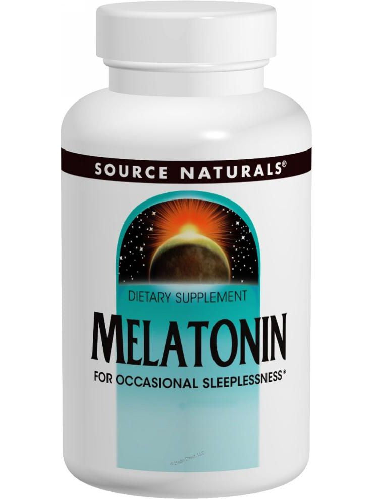 Source Naturals, Melatonin, 5mg, 60 ct