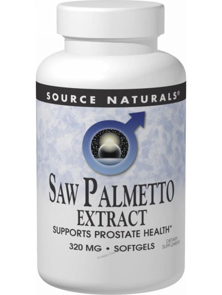 Source Naturals, Saw Palmetto Extract, 160mg, 120 softgels
