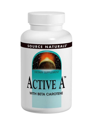 Source Naturals, Active A w/Beta Carotene 25 000 IU, 60 ct