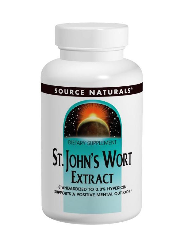 St. John's Wort Standardized Extract, 300mg, 60 ct, Source Naturals