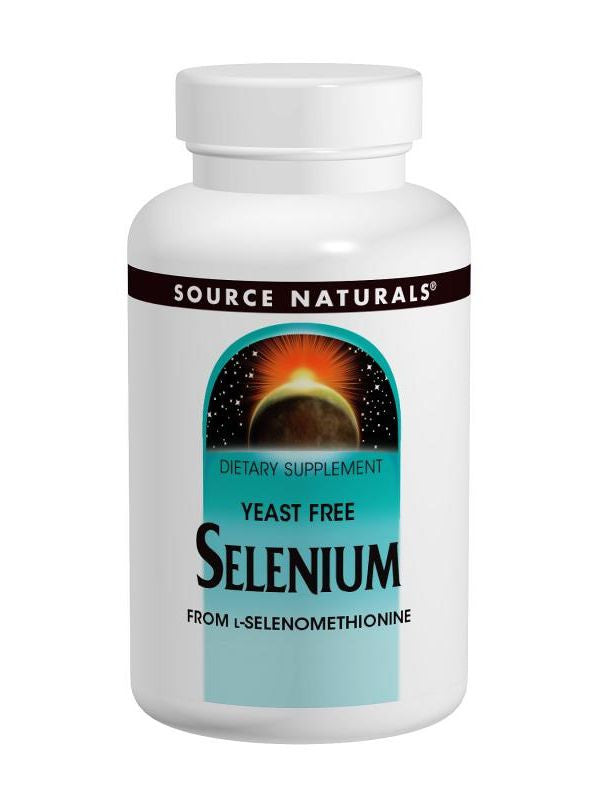 Source Naturals, Selenium Yeast-Free (L-Selenomethionine) 200mcg, 60 ct