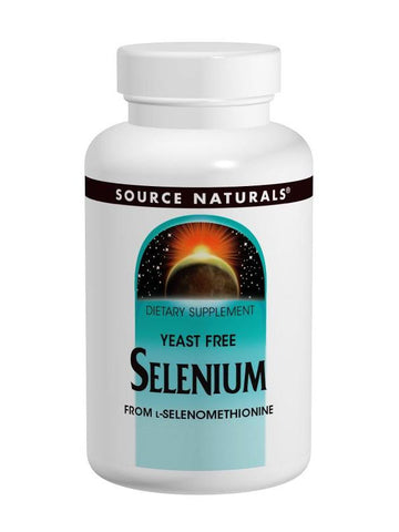 Source Naturals, Selenium Yeast-Free (L-Selenomethionine) 200mcg, 120 ct