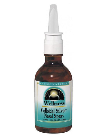 Source Naturals, Wellness Colloidal Silver Nasal Spray 10 ppm, 1 oz
