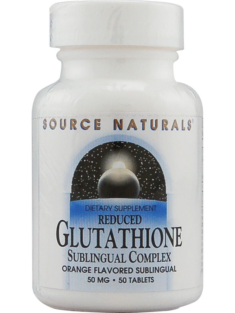Source Naturals, Glutathione Reduced Complex Sublingual, 50mg, 50 Sublingual
