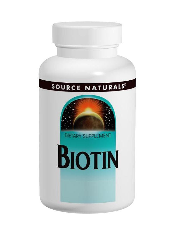 Source Naturals, Biotin, 5mg, 120 ct
