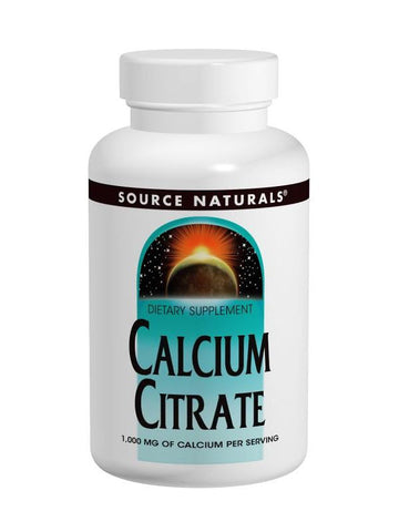 Source Naturals, Calcium Citrate, 333mg, 180 ct