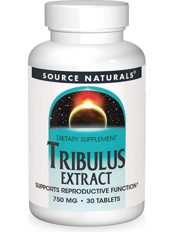 Source Naturals, Tribulus Extract 750 mg, 30 tablets